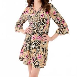 NEW LILLY PULITZER delany dress in rutabaga el morocco